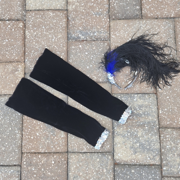 Cicci Dance and Ice Skating Feathered Show Costume - Picture 6 of 8